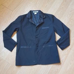 Ting Penguin Boy's Size 14 Black Dress Jacket.